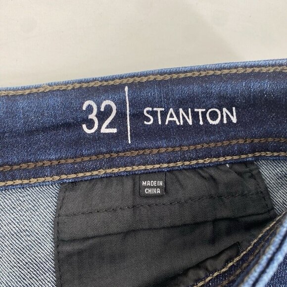 Blank NYC Stanton Straight Fit Medium Wash Blue Mens Size 32x32 Denim Jeans - Picture 5 of 12
